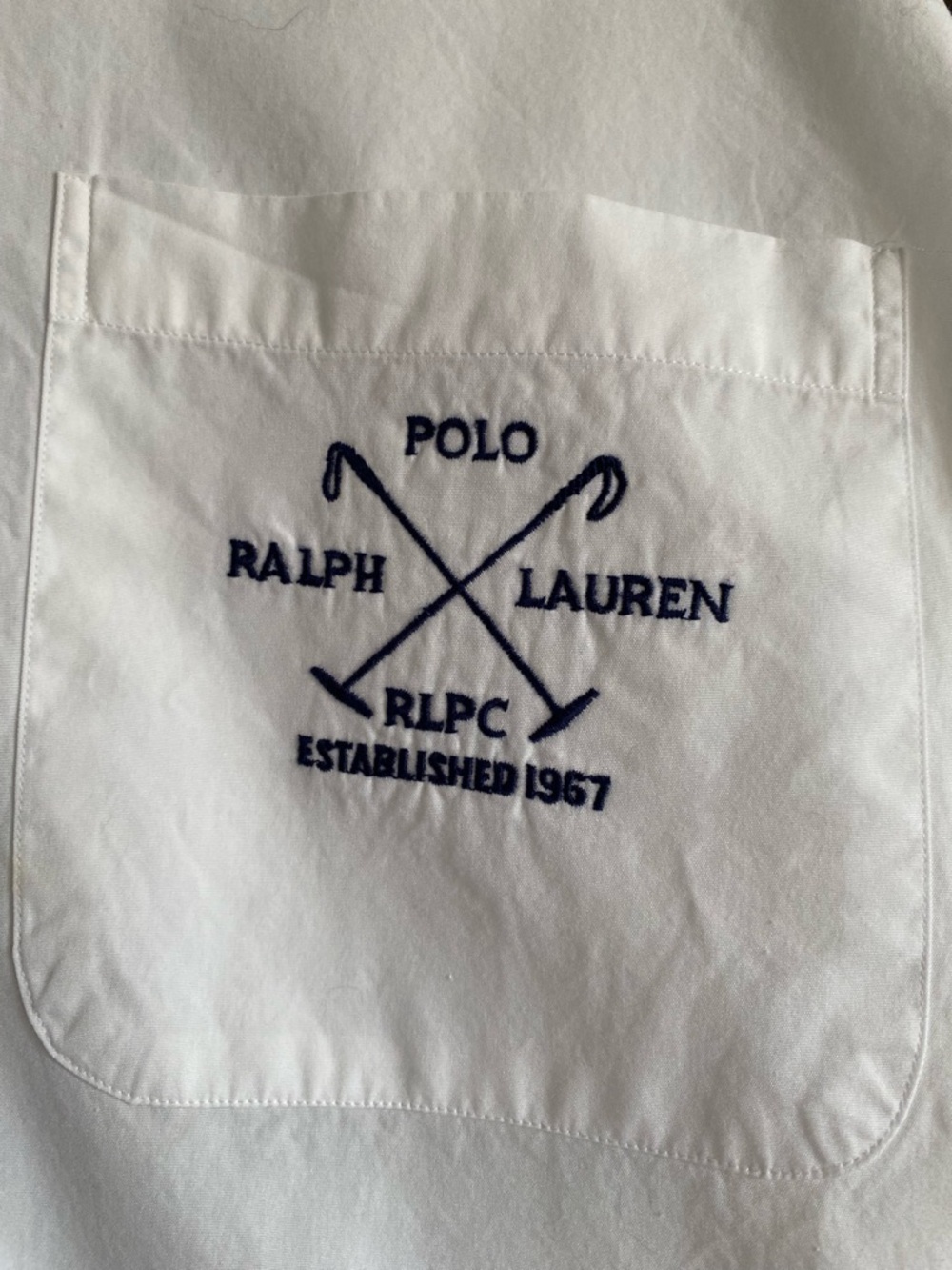 Vintage Ralph Lauren RLPC 1967 Embroidered Oxford Shirt - XL - White